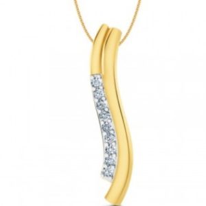 Divine Swirl Diamond Pendant