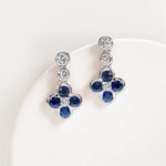 Grace Blue Sapphire Earrings