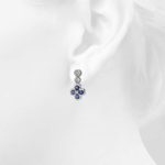 Grace Blue Sapphire Earrings