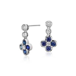 Grace Blue Sapphire Earrings