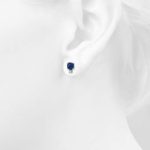 Blue Sapphire Stud Earrings