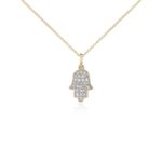 Hamssa Full Diamond Pendant