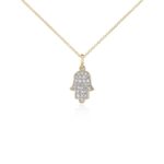 Hamssa Full Diamond Pendant