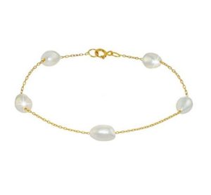 White Pearl Bracelet