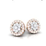 Circle Diamonds Earring