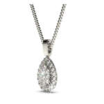 Pear Shape Dia Pendant