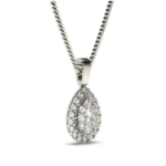 Pear Shape Dia Pendant