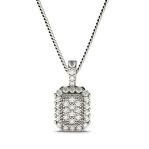 Rectangle Diamond Pendant