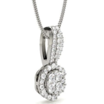 Halo Diamond Pendant