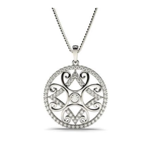 Circle Diamond Pendant