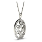 Circle Diamond Pendant