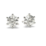 Ancona White Gold Stud Diamond Earring