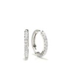 Assisi White Gold Creolla Diamond Earring