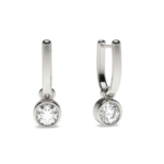 Assisi White Gold Dangling Diamond Earring