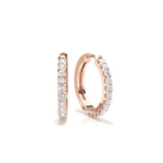 Assisi Rose Gold Creolla Diamond Earring