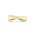 Bari Yellow Gold Promise Ring