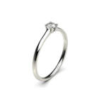 Bolzano White Gold Promise Ring