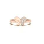 Butterfly Rose Gold Promising Ring