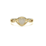Como Yellow Gold Promise Ring