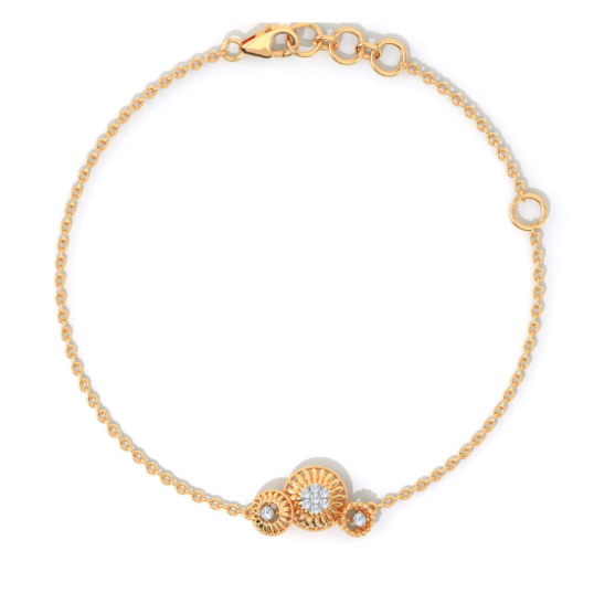 Geneo Rose Gold Diamond Bracelet