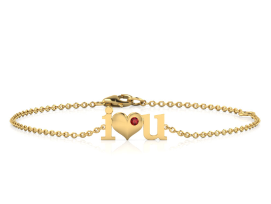 ILU Yellow Gold Diamond Bracelet