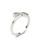 White Gold Infinity Promise Ring