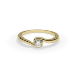 Mantua Yellow Gold Promise Ring