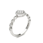 Siena White Gold Promise Ring