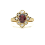 Rimini Ruby & Diamond Yellow Gold Ring