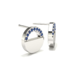 White Gold Sapphire Earring