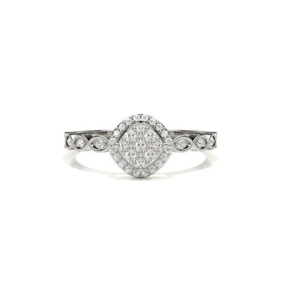 Siena White Gold Promise Ring