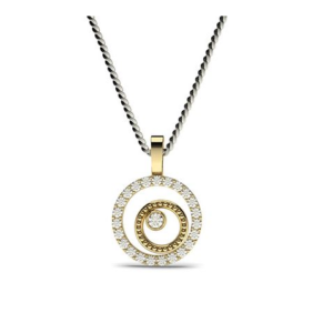 Terre Yellow Gold Diamond Pendant