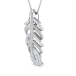 Anne leaf White Gold Gold 18k Diamond Pendant