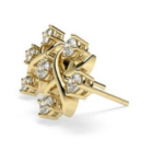 Arriane Stud Yellow Gold 18k Diamond Earring