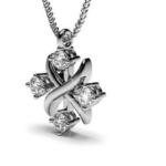 Arriane White Gold 18k Diamond Pendant