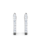 Clip White Gold 18k Diamond Earring