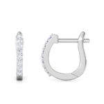 Clip White Gold 18k Diamond Earring