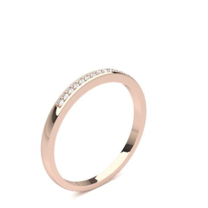 Half Eternity Rose Gold Diamond Ring