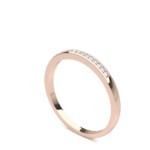 Half Eternity Rose Gold Diamond Ring