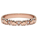 Heart Rose Gold 18k Diamond Ring