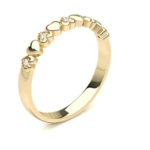 Heart Yellow Gold 18k Diamond Ring