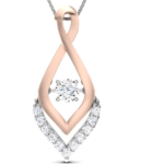 Infinity Rose Gold 18k with Diamond Pendant