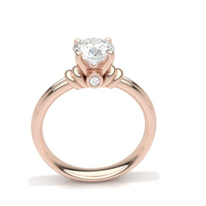 Solitaire Rose Gold Diamond Ring