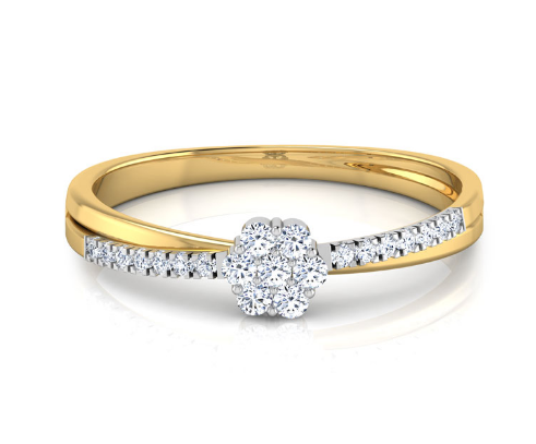 Sofie 18k Yellow Gold Diamond Ring
