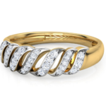 Wayne 18k Yellow Gold Diamond Ring
