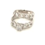 Bridal Set White Gold 18K Diamond Ring