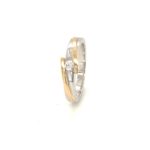 Wedding Band Two-tone Gold 18K Diamond Ring RBKT37020