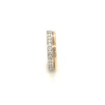 RST13003A Two-tone Eternity Yellow Gold 18K Diamond Ring