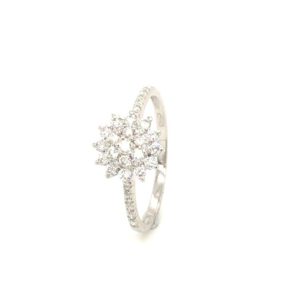 FLWRG02 Rositas White Gold 18k Diamond Ring