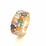 RSD003441001 18k Yellow Gold Multi-Color stone Diamond Ring